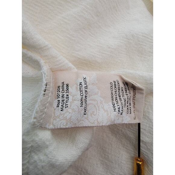 Soft Surroundings Pants Womens PXL Wide Leg Gauze Pull On Lagenlook - Picture 8 of 9